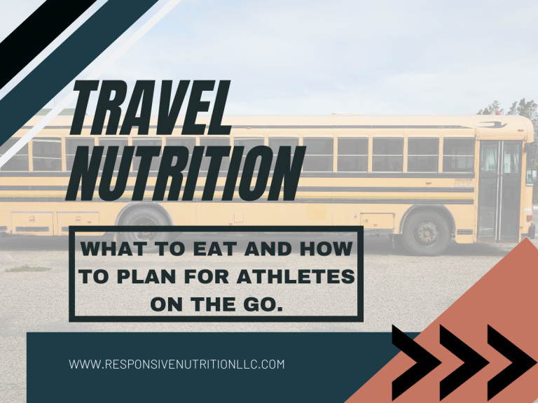 Travel Nutrition What to eat and How to Plan for Athletes on the go.