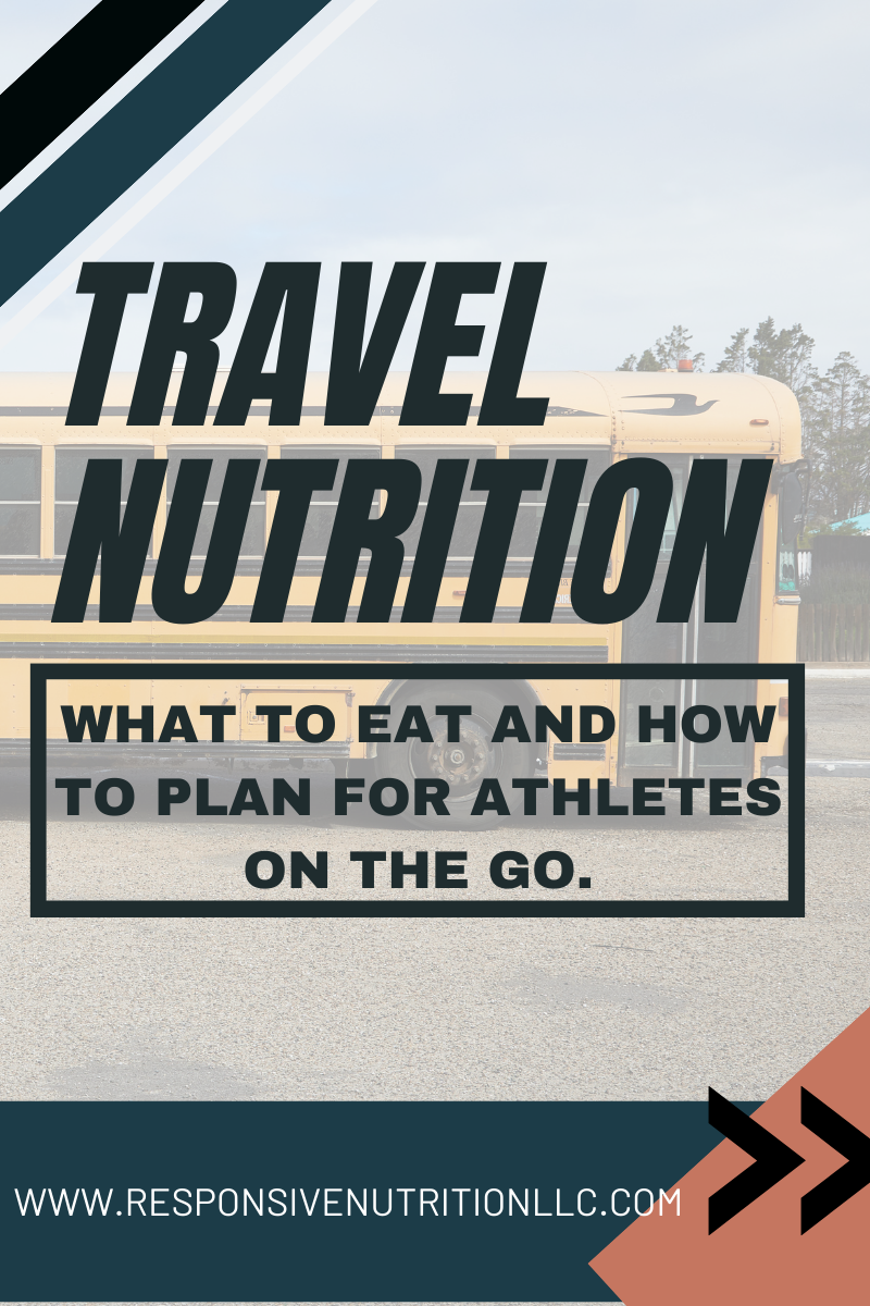 Travel Nutrition What to eat and how to plan for athletes on the go.